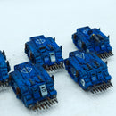 Warhammer Legions Imperialis: Space Marines Ultramarines Rhinos - Well Painted (BO189)
