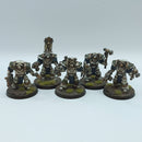 Warhammer Horus Heresy: Space Marines Death Guard Cataphractii Terminators - Well Painted (BA110)