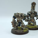 Warhammer Horus Heresy: Space Marines Death Guard Cataphractii Terminators - Well Painted (BA110)