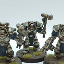 Warhammer Horus Heresy: Space Marines Death Guard Cataphractii Terminators - Well Painted (BA110)