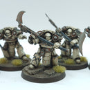 Warhammer Horus Heresy: Space Marines Death Guard Deathshroud Terminators - Well Painted (AH184)