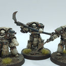 Warhammer Horus Heresy: Space Marines Death Guard Deathshroud Terminators - Well Painted (AA013)