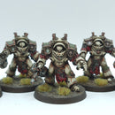 Warhammer Horus Heresy: Space Marines Death Guard Grave Warden Terminators - Well Painted (AH061)