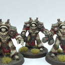 Warhammer Horus Heresy: Space Marines Death Guard Grave Warden Terminators - Well Painted (AH061)