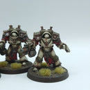 Warhammer Horus Heresy: Space Marines Death Guard Grave Warden Terminators - Well Painted (AH061)