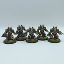 Warhammer Horus Heresy: Space Marines Death Guard Grave Warden Terminators - Well Painted (BA139)