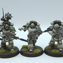 Warhammer Horus Heresy: Space Marines Death Guard Converted Nemesis Rifles - Well Painted (BJ182)