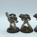 Warhammer Horus Heresy: Space Marines Death Guard Heavy Support Squad - Well Painted (AW027)