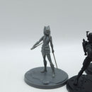 Star Wars Shatterpoint: Ahsoka Jedi and Padawan, Bo-Katan, Clan Kryze Mandolorians (AD237)