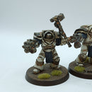 Warhammer Horus Heresy: Space Marines Death Guard Cataphractii Terminators - Well Painted (AA083)