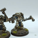 Warhammer Horus Heresy: Space Marines Death Guard Cataphractii Terminators - Well Painted (AA083)