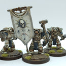Warhammer Horus Heresy: Space Marines Death Guard Cataphractii Terminators - Well Painted (AA083)
