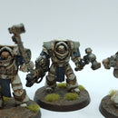 Warhammer Horus Heresy: Space Marines Death Guard Cataphractii Terminators - Well Painted (AA083)