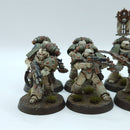 Warhammer Horus Heresy: Space Marines Death Guard MKVI Tactical Squad - Well Painted (AQ090)