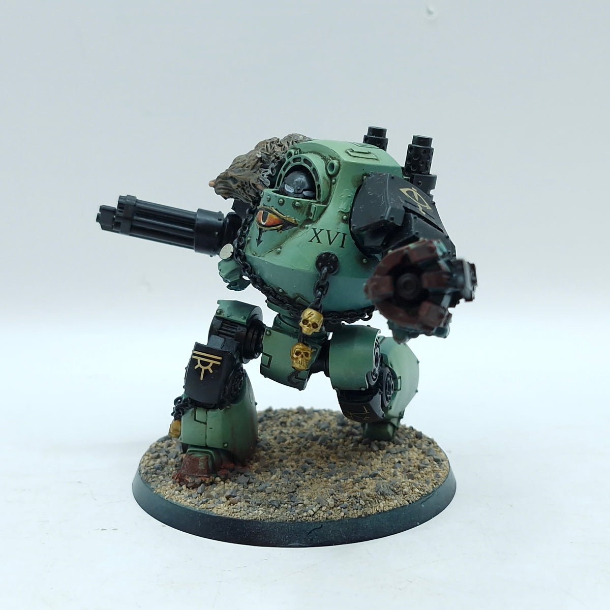 Warhammer Horus Heresy: Space Marine Sons of Horus Contemptor Dreadnought - Painted (AH031)