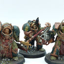 Warhammer 40k: Death Guard Blightlord Terminators - Painted (BN008)