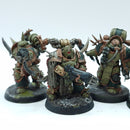 Warhammer 40k: Death Guard Plague Marines - Painted (BN169)