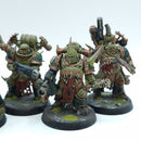 Warhammer 40k: Death Guard Plague Marines - Painted (BN167)