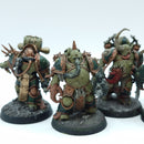 Warhammer 40k: Death Guard Plague Marines - Painted (AQ100)