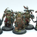 Warhammer 40k: Death Guard Plague Marines - Painted (AQ100)