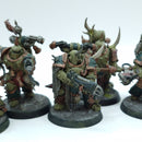 Warhammer 40k: Death Guard Plague Marines - Painted (AQ100)