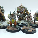 Warhammer 40k: Death Guard First Strike Plague Marines and Poxwalkers - Well Painted (AC154)