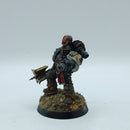 Warhammer Horus Heresy: Space Marines Imperial Fists Chaplain - Well Painted (AZ009)