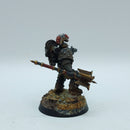Warhammer Horus Heresy: Space Marines Imperial Fists Chaplain - Well Painted (AZ009)