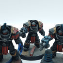 Warhammer Horus Heresy: Space Marines Sons of Horus Cataphractii Terminators - Well Painted (AF036)