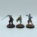 Star Wars Legion: Grand Army of the Republic Obi-Wan, Anakin and Padme - Well Painted (BTD19)