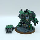 Warhammer 40k: Space Marines Salamanders Ironclad Dreadnought - Painted (BW195)