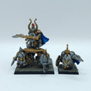 Warhammer The Old World: Dwarfen Mountain Holds Dwarf Lords with Shieldbearers - Painted (BJ154)