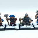Warhammer Fantasy: Dwarfs 1985 Metal Job Lot including Sven Haslefriesian (BR184)