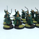 Warhammer Lord of the Rings: Lothlorien Wood Elf Warriors - Painted (BSC48)