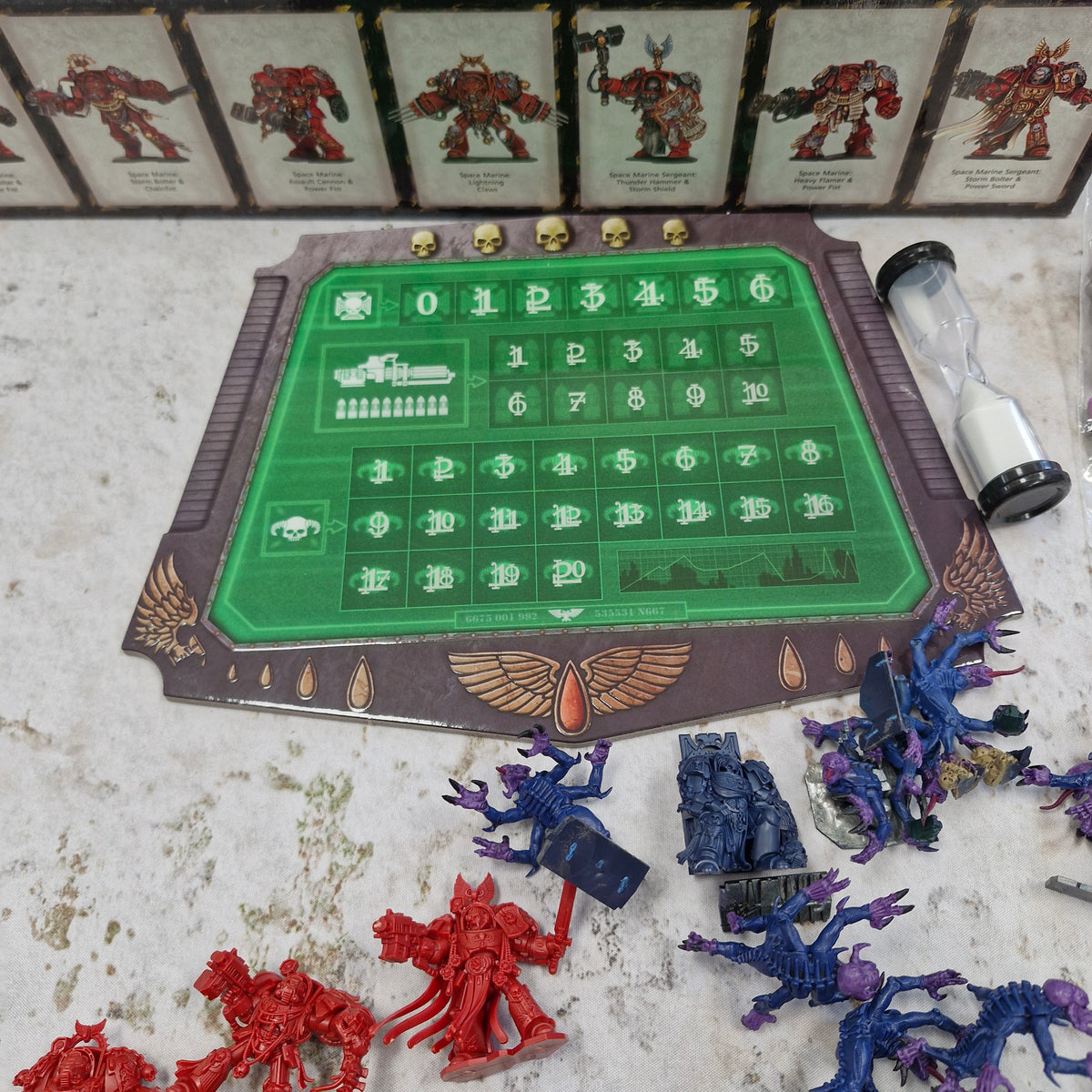 Warhammer 40k Space Hulk 2014 Board Game - missing Pieces AV323
