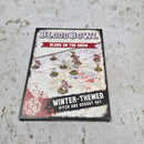 Blood Bowl Winter Themed Pitch and Dugout Set - Used AV343