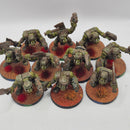 Warhammer 40k Ork Boys x10 - Painted AD062
