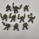Warhammer 40k Ork Boys x10 - Painted - No Bases AF006