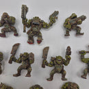 Warhammer 40k Ork Boys x10 - Painted - No Bases AF006