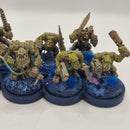 Warhammer 40k Ork Boys x10 - Painted AT016