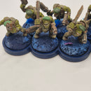 Warhammer 40k Ork Boys x10 - Painted AK014
