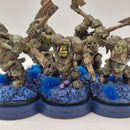 Warhammer 40k Ork Nobz - Converted from Black Orcs - Painted AZ117