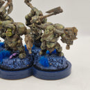 Warhammer 40k Ork Nobz - Converted from Black Orcs - Painted AZ117
