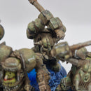 Warhammer 40k Ork Nobz - Converted from Black Orcs - Painted AZ117