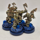 Warhammer 40k Ork Nobz - Converted from Black Orcs - Painted AZ117