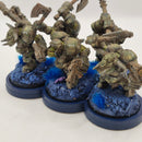 Warhammer 40k Ork Nobz - Converted from Black Orcs - Painted AZ117