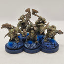 Warhammer 40k Ork Nobz - Converted from Black Orcs - Painted BA023