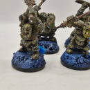 Warhammer 40k Ork Nobz - Converted from Black Orcs - Painted AE112