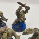Warhammer 40k Ork Nobz - Converted from Black Orcs - Painted AE112