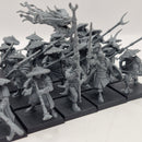 Warhammer the Old World Grand Cathay Peasant Levy Spearmen x20 BA096